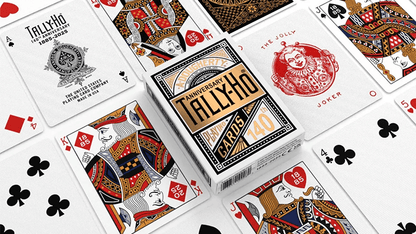 Tally Ho 140th Anniversary Metaluxe by US Playing Card - Carti De Joc Premium