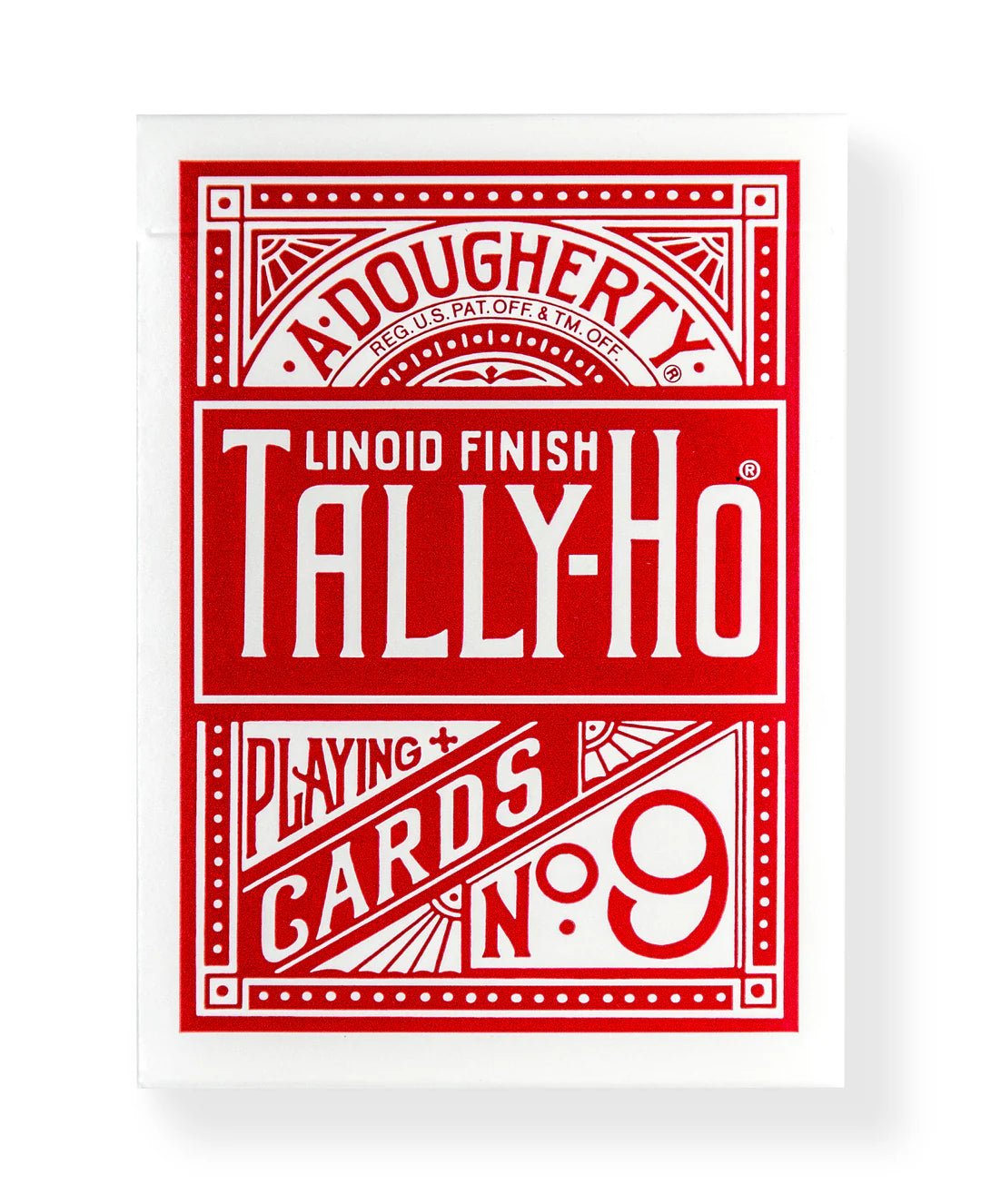 Tally Ho Fan Back Red by USPCC - Carti De Joc Premium