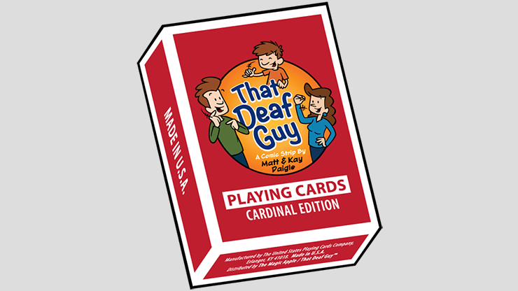 That Deaf Guy RED Cardinal Edition by Matt Daigle - Carti De Joc Premium