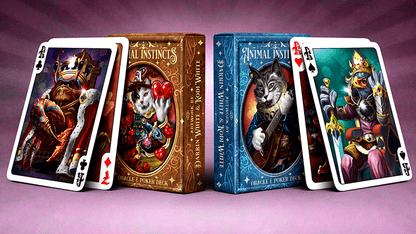 The Animal Instincts Poker and Oracle (Wizard) by Max Playing Cards - Carti De Joc Premium