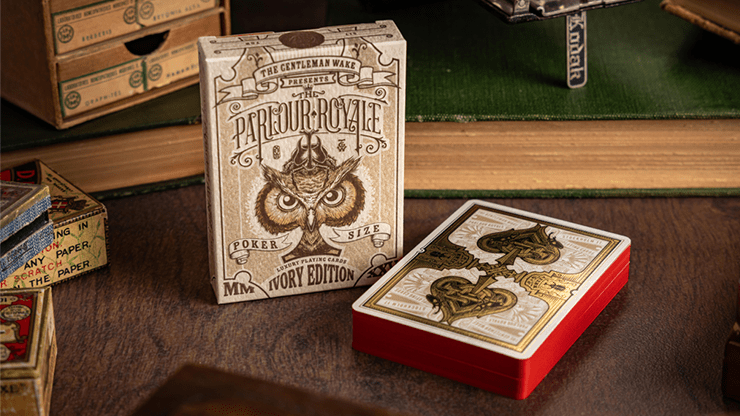 The Parlour Royale Ivory Edition (Red Edge Printing) by Gentleman Wake - Carti De Joc Premium