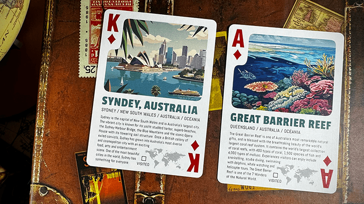 Travel the World Deck Volume 2 by Midnight Cards - Carti De Joc Premium