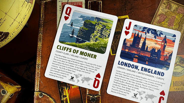 Travel the World Deck Volume 2 by Midnight Cards - Carti De Joc Premium