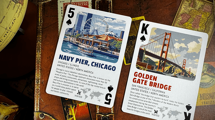 Travel the World Deck Volume 2 by Midnight Cards - Carti De Joc Premium