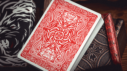 Turbulence Year of the Tiger by Bacon Playing Cards - Carti De Joc Premium