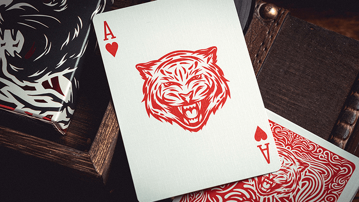 Turbulence Year of the Tiger by Bacon Playing Cards - Carti De Joc Premium