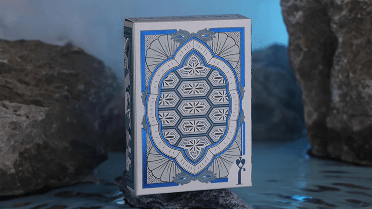 Urashima Tarou Blue Origami by Bloom Playing Cards - Carti De Joc Premium