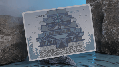 Urashima Tarou Blue Origami by Bloom Playing Cards - Carti De Joc Premium
