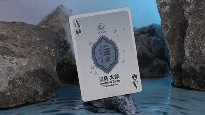 Urashima Tarou Blue Origami by Bloom Playing Cards - Carti De Joc Premium