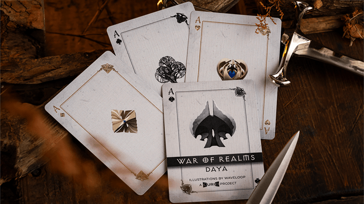 War of the Realms Daya by Curio Playing Cards - Carti De Joc Premium