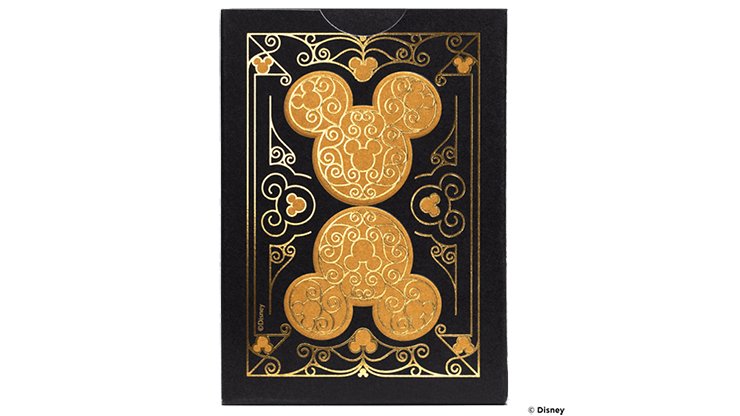 Bicycle Disney Mickey Mouse Black and Gold by USPCC - Carti De Joc Premium