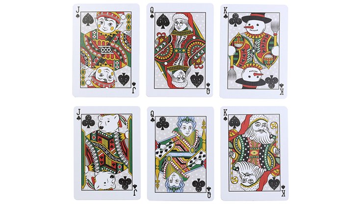 Bicycle Snowman Green by PlayingCardDecks - Carti De Joc Premium