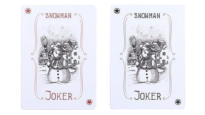 Bicycle Snowman Green by PlayingCardDecks - Carti De Joc Premium