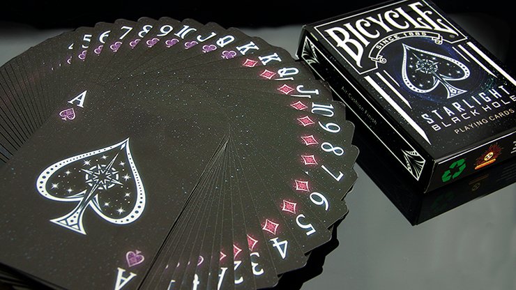 Bicycle Starlight Black Hole Special Limited Print Run by Collectable Playing Cards - Carti De Joc Premium