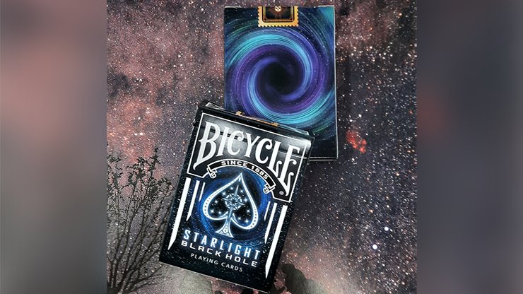 Bicycle Starlight Black Hole Special Limited Print Run by Collectable Playing Cards - Carti De Joc Premium