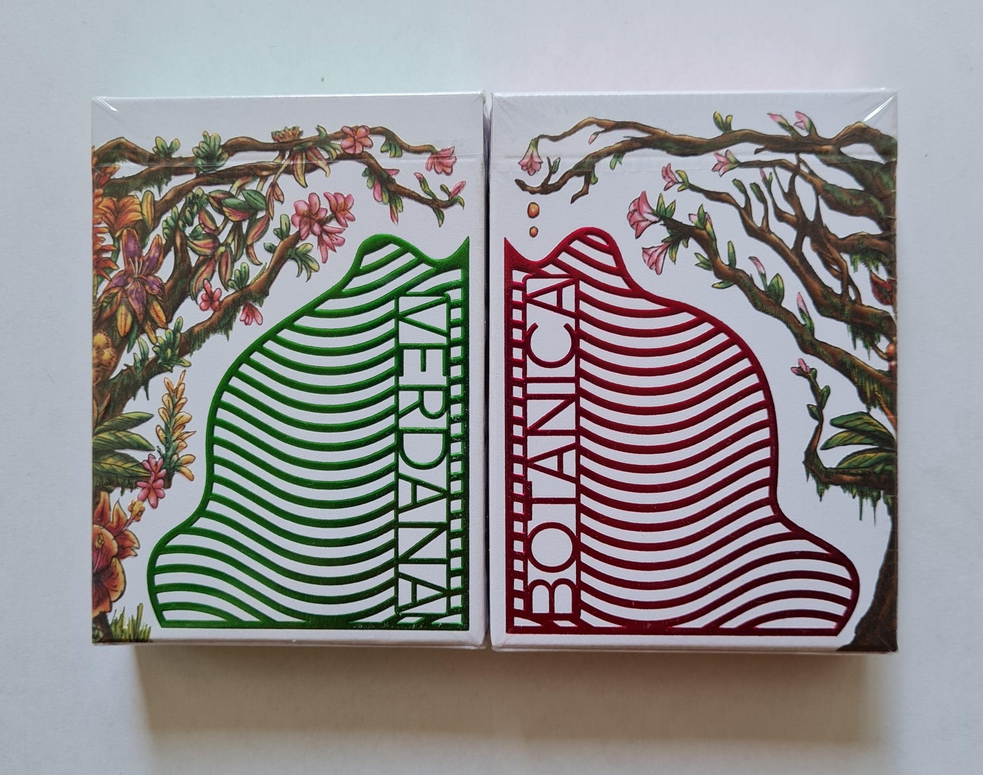 Botanica & Verdana SET 2 pack by Curio Playing Cards - Carti De Joc Premium