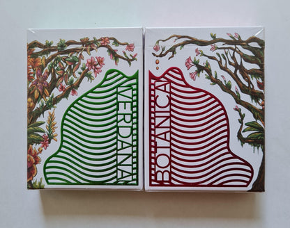 Botanica & Verdana SET 2 pack by Curio Playing Cards - Carti De Joc Premium