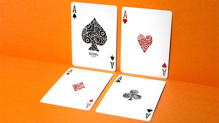 Butterfly Worker Marked Orange by Ondrej Psenicka - Carti De Joc Premium