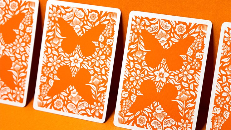 Butterfly Worker Marked Orange by Ondrej Psenicka - Carti De Joc Premium