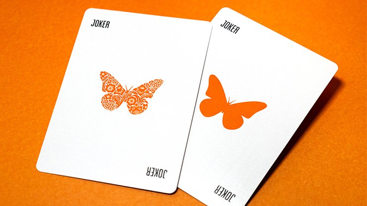 Butterfly Worker Marked Orange by Ondrej Psenicka - Carti De Joc Premium