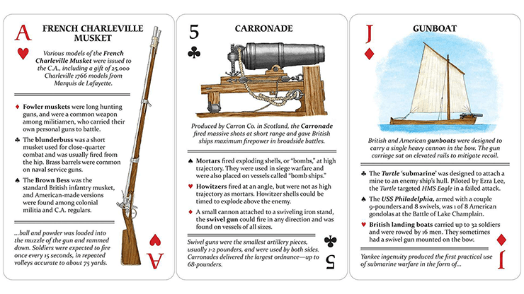 Carti de joc American Revolution - Arms and Armaments by U.S. Games System - Carti De Joc Premium