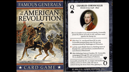 Carti de joc American Revolution - Famous Generals by U.S. Games System - Carti De Joc Premium