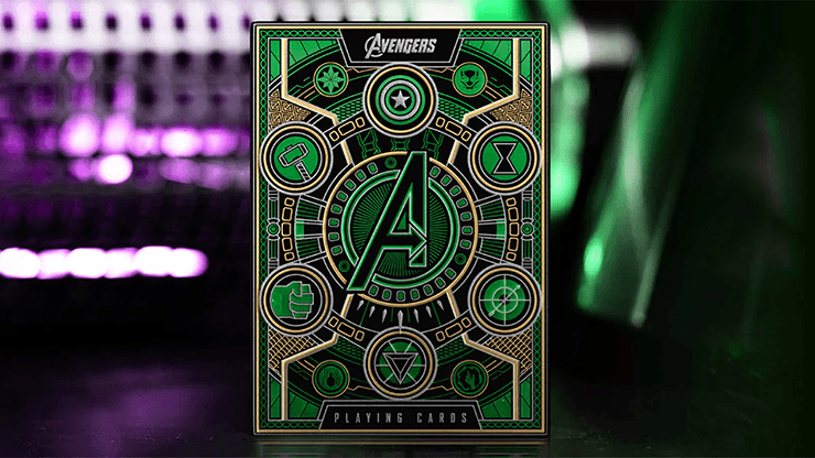 Carti de joc Avengers Green Edition by Theory 11 - Carti De Joc Premium