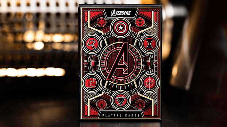 Carti de joc Avengers Red Edition by Theory 11 - Carti De Joc Premium