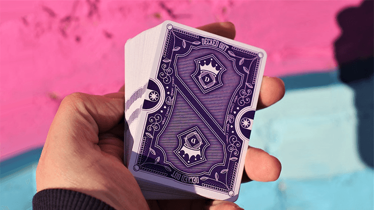 Carti de joc Benchmark Purple by Decked Out Cards - Carti De Joc Premium