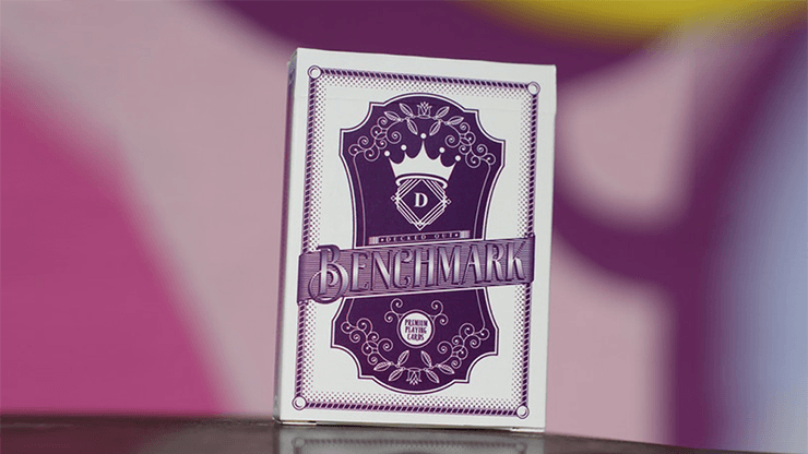 Carti de joc Benchmark Purple by Decked Out Cards - Carti De Joc Premium