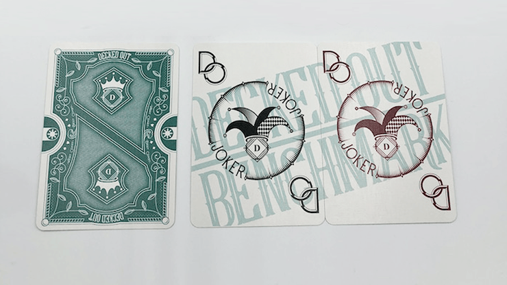 Carti de joc Benchmark Purple & Teal SET 2 pachete by Decked Out Cards - Carti De Joc Premium