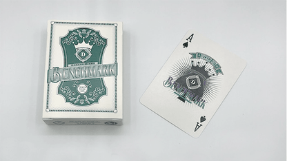 Carti de joc Benchmark Teal by Decked Out Cards - Carti De Joc Premium