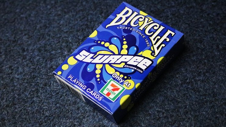 Carti de joc Bicycle 7-Eleven Slurpee 2020 Blue by 7-Eleven - Carti De Joc Premium