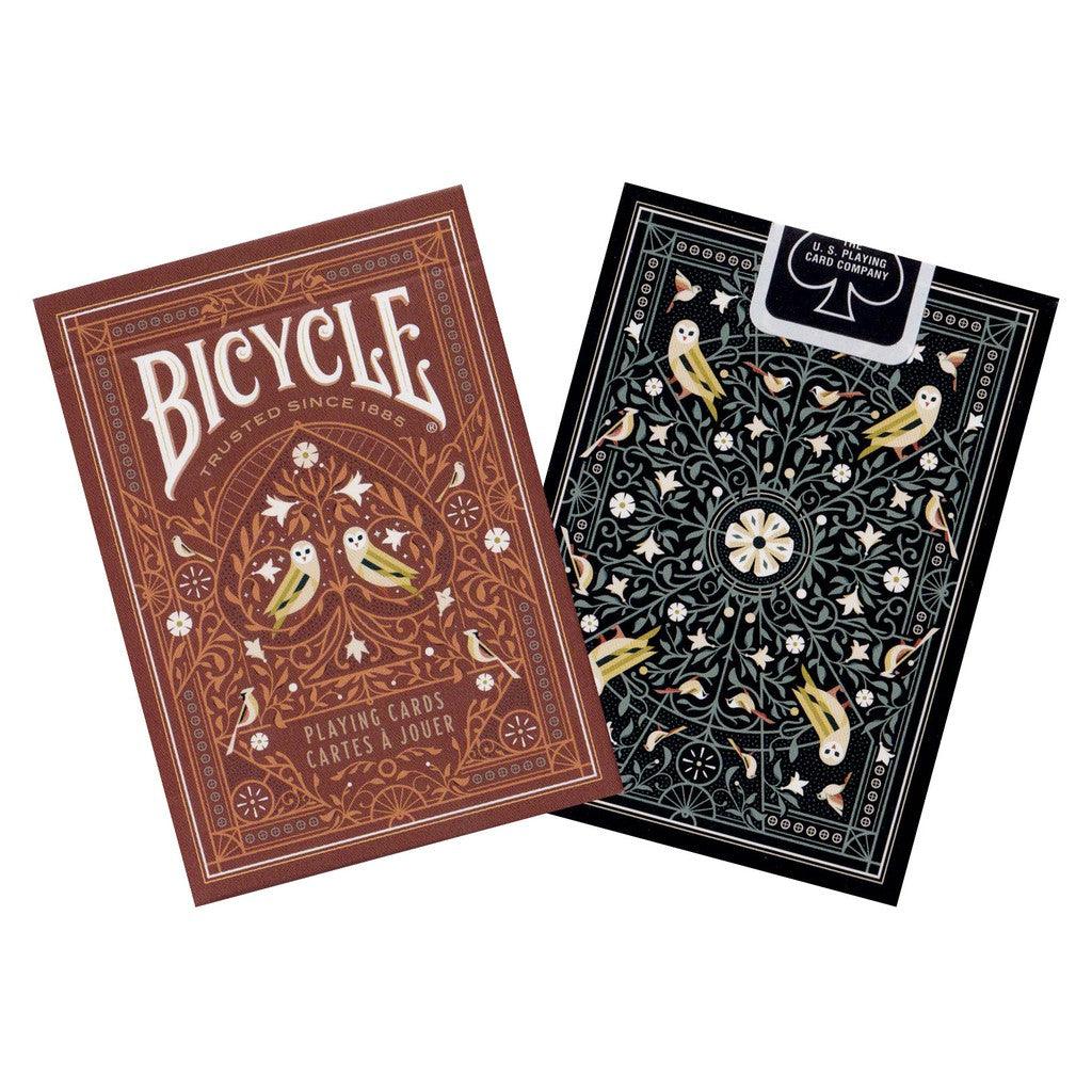 Carti de joc Bicycle Aviary Green and Aviary Orange SET 2 pachete by USPCC - Carti De Joc Premium