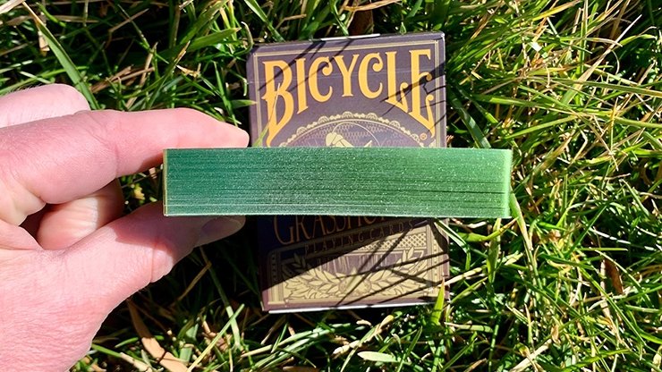 Carti de joc Bicycle Grasshopper Olive GILDED by PlayingCardDecks - Carti De Joc Premium