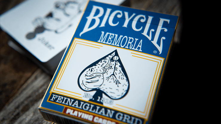 Carti de joc Bicycle Memoria Deck Feinaiglian Grid by USPCC - Carti De Joc Premium