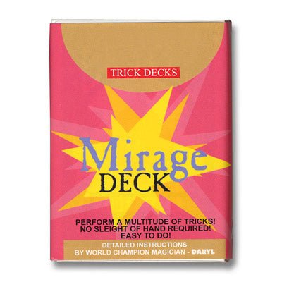 Carti de joc Bicycle Mirage Deck Red by USPCC - Trucuri si Magie - Carti De Joc Premium