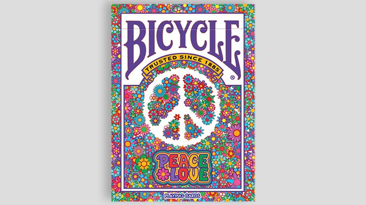 Carti de joc Bicycle Peace & Love by Collectable Playing Cards - Carti De Joc Premium