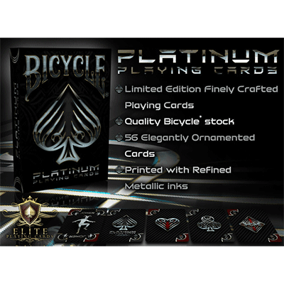 Carti de joc Bicycle Platinum By Elite Playing Cards - Carti De Joc Premium