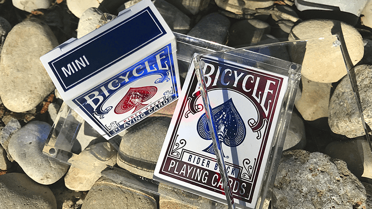 Carti de joc Bicycle Rider Back MINI Limited Edition (2 Pack With Foil Tucks In Carat Case) by USPCC - Carti De Joc Premium