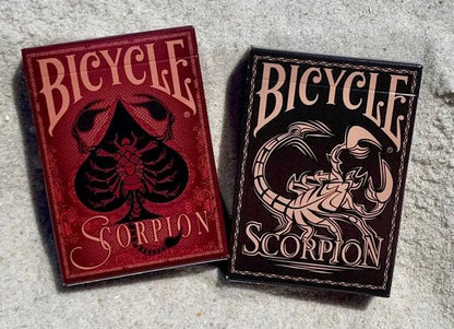 Carti de joc Bicycle Scorpions Red & Brown SET 2 pachete by PlayingCardDecks - Carti De Joc Premium