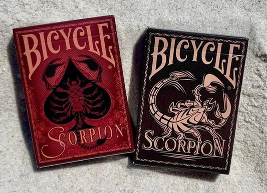 Carti de joc Bicycle Scorpions Red & Brown SET 2 pachete by PlayingCardDecks - Carti De Joc Premium