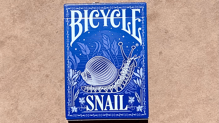 Carti de joc Bicycle Snail Blue by PlayingcardDecks - Carti De Joc Premium