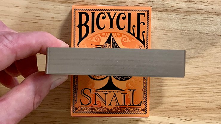 Carti de joc Bicycle Snail Orange GILDED by PlayingcardDecks - Carti De Joc Premium