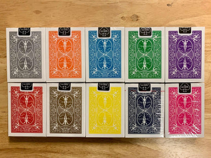 Carti de joc Bicycle Standard Color SET 10 pachete by USPCC - Carti De Joc Premium