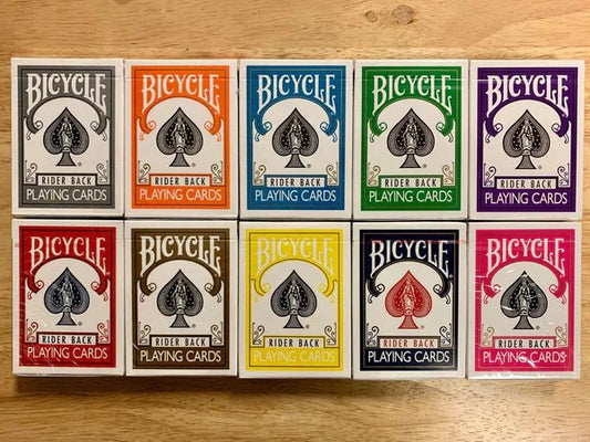 Carti de joc Bicycle Standard Color SET 10 pachete by USPCC - Carti De Joc Premium