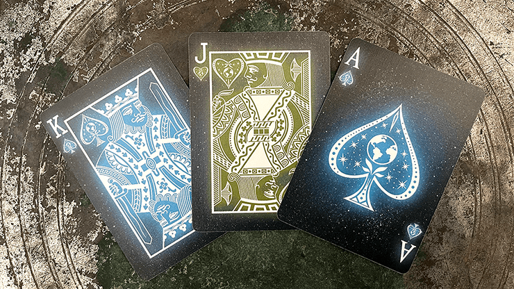 Carti de joc Bicycle Starlight Earth Glow Limited by Collectable Playing Cards - Carti De Joc Premium