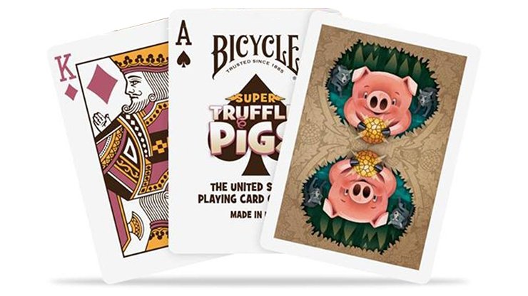 Carti de joc Bicycle Super Truffle Pigs by Games by Bicycle - Carti De Joc Premium