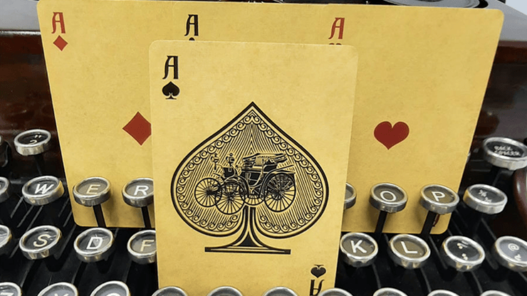 Carti de joc Bicycle Turn of the Century (Automobile) by Collectable Playing Cards - Carti De Joc Premium