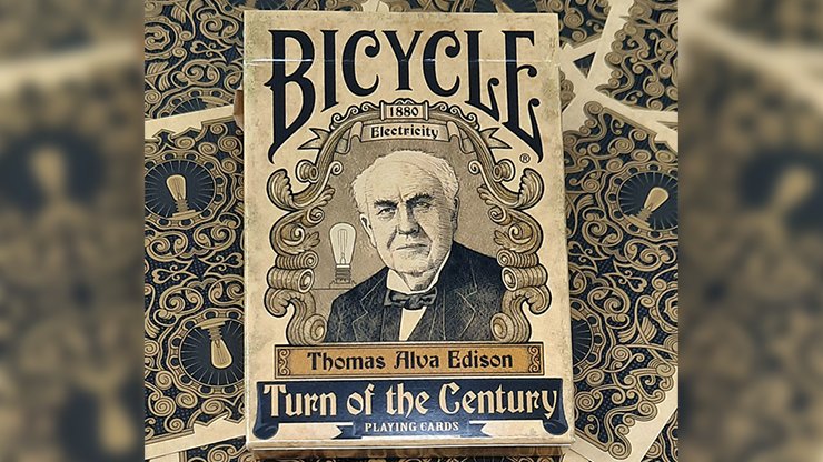 Carti de joc Bicycle Turn of the Century (Electricity) by Collectable Playing Cards - Carti De Joc Premium